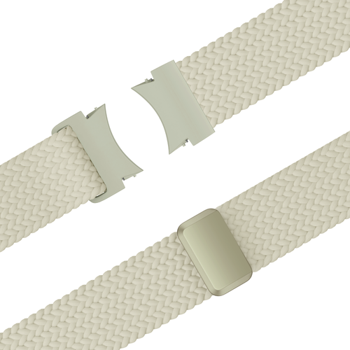 Bandz Bracelet trensé 'Easy Fit' Samsung Galaxy Watch 4 - 44mm (lumière stellaire)