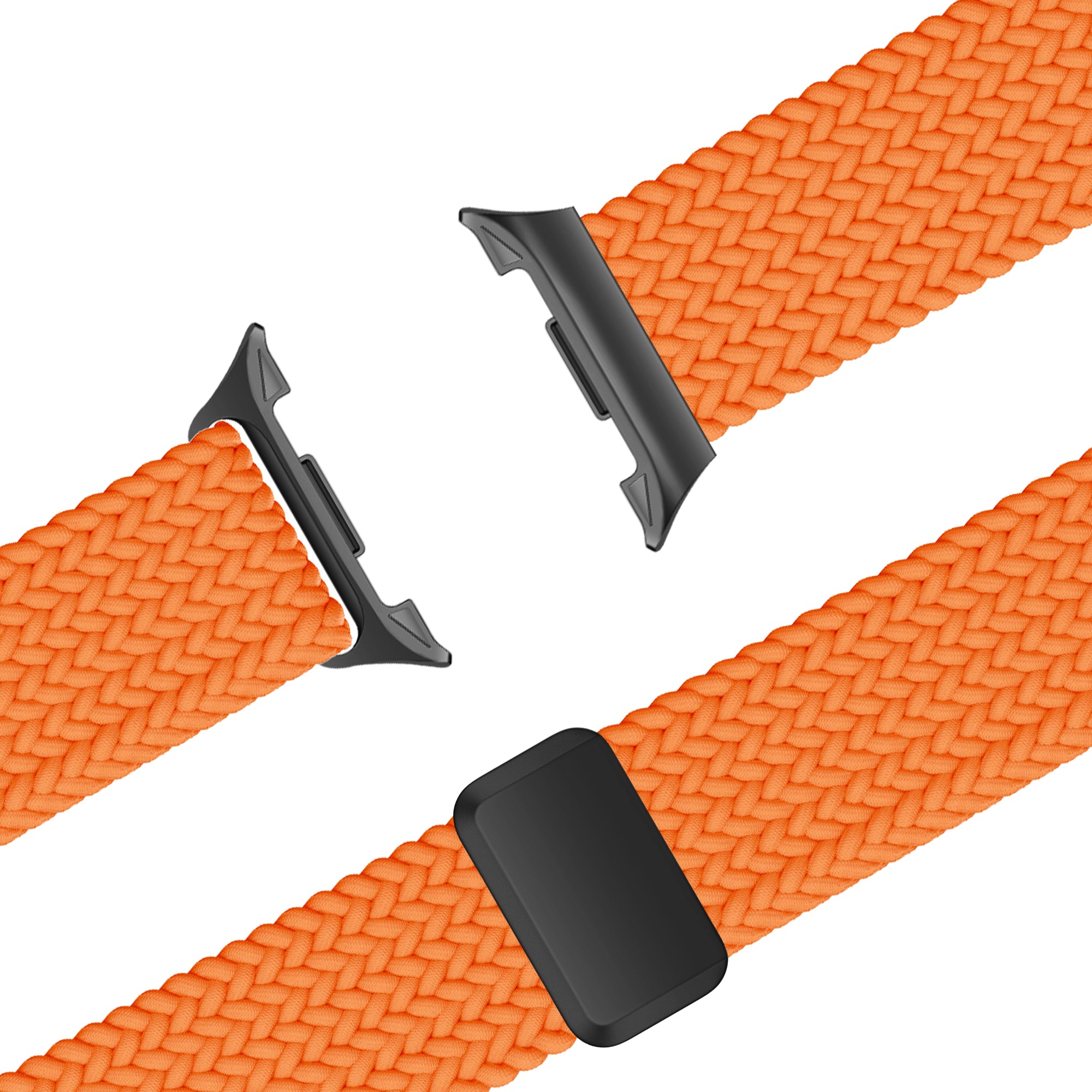 Bandz Bracelet tissé magnétique Samsung Galaxy Watch 8 - 40mm (orange)