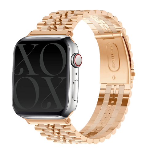Bracelet acier xoxo Wildhearts Apple Watch (rose/doré)