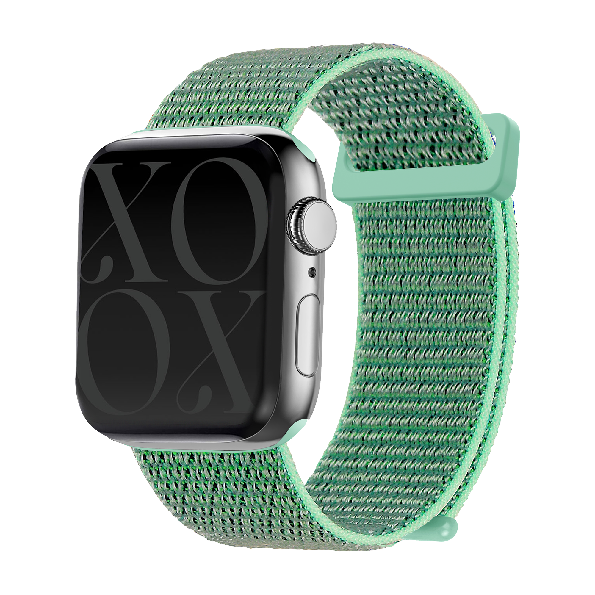 Bracelet nylon xoxo Wildhearts Apple Watch (vert menthe)