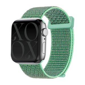 Bracelet nylon xoxo Wildhearts Apple Watch (vert menthe)