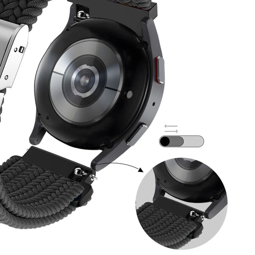 Bandz Honor Watch GS 4 Woven Nylon Strap (Black)