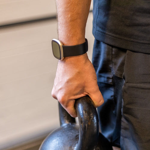 Bracelet silicone classique Fitbit Sense (noir)