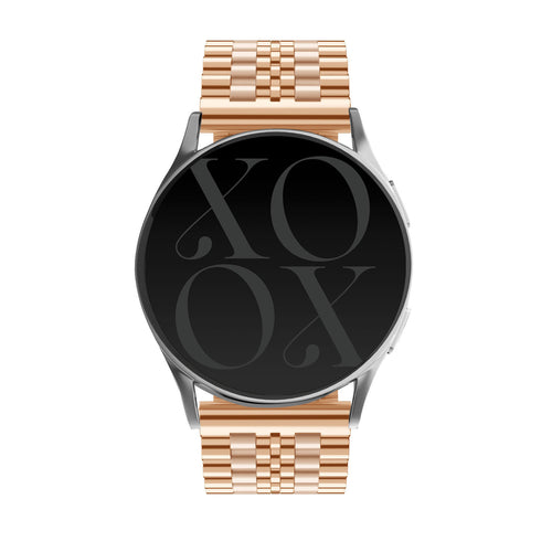 xoxo Wildhearts Fossil Gen 5e 44mm Steel Strap (Rose Gold)