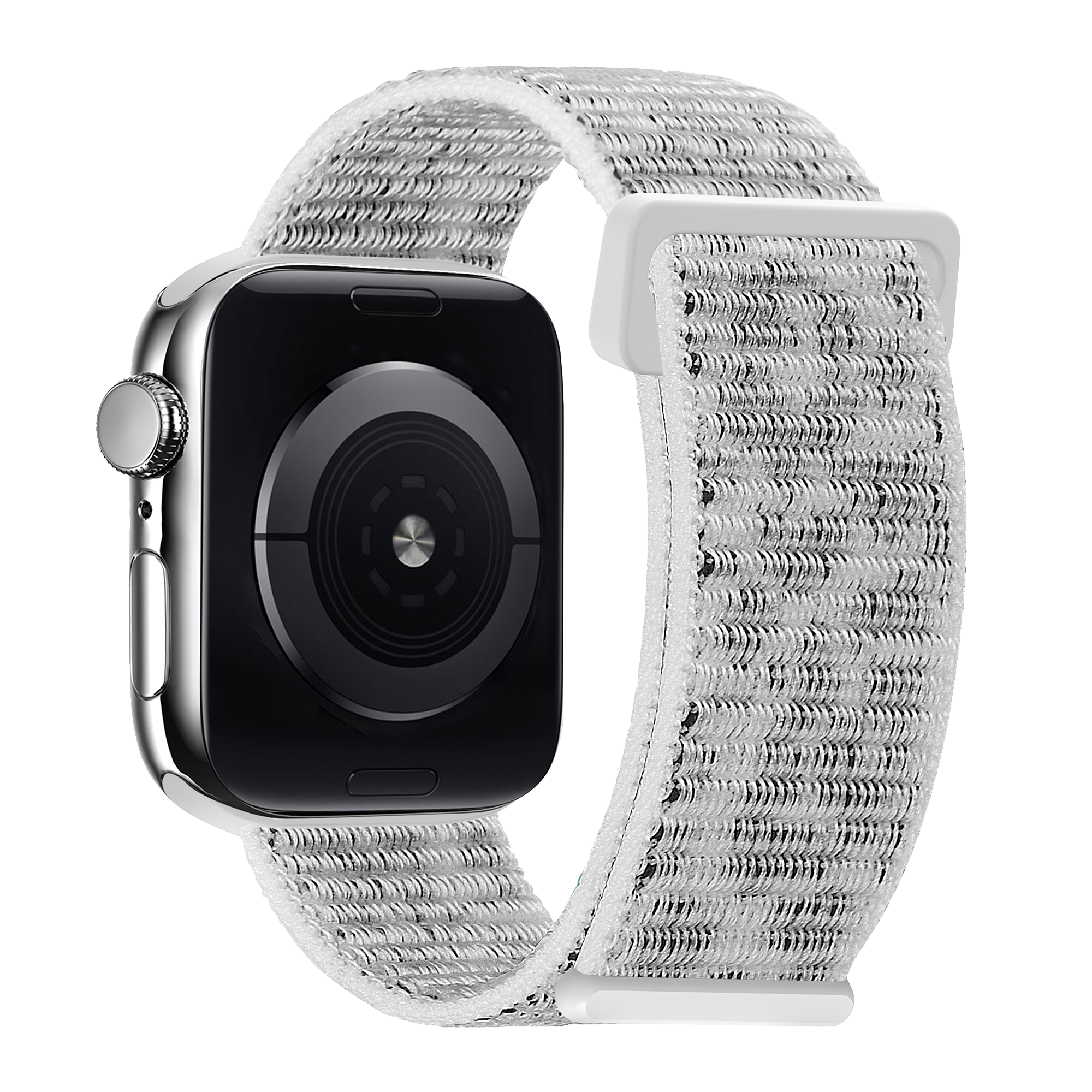 Bracelet nylon xoxo Wildhearts Apple Watch (blanc léopard)