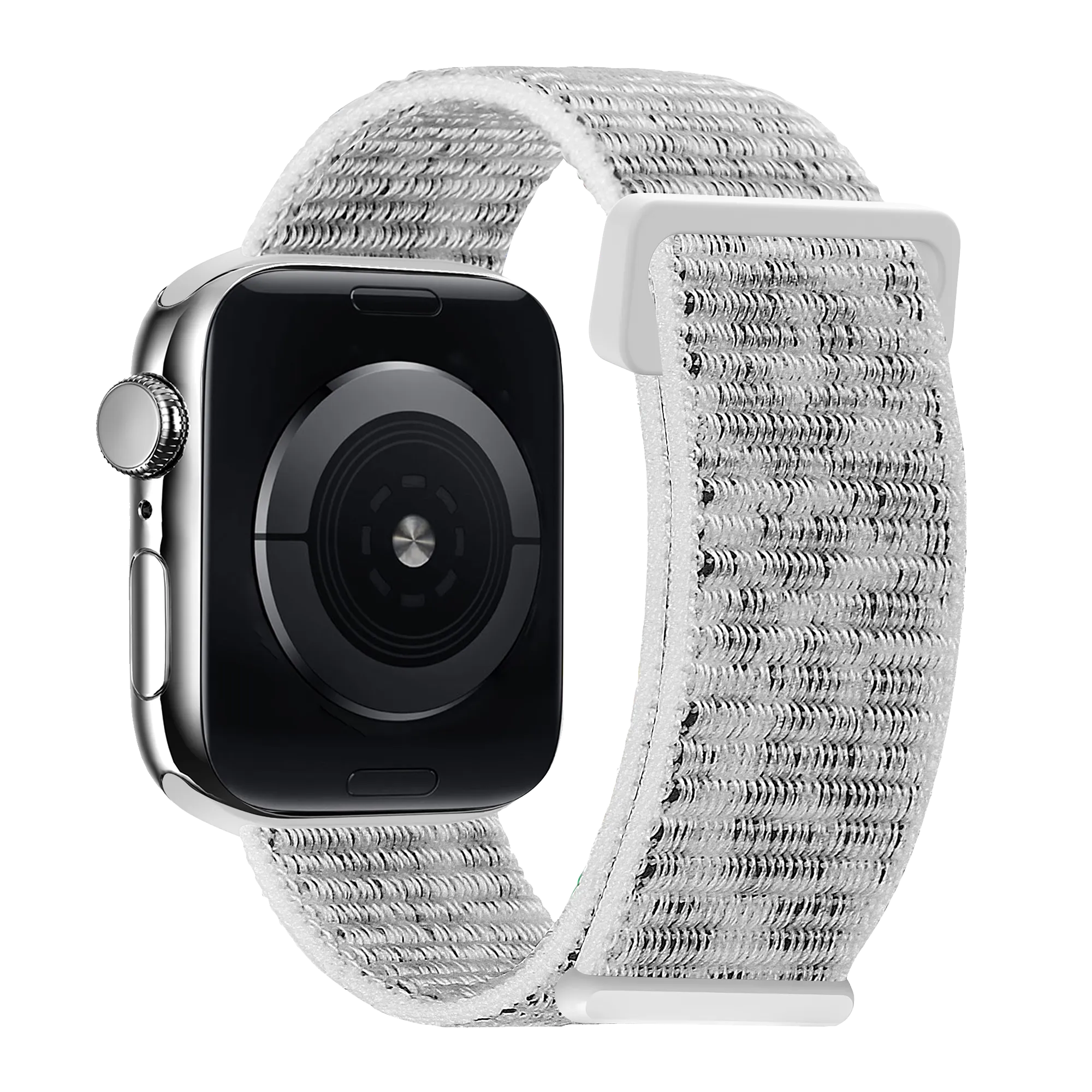 Bracelet nylon xoxo Wildhearts Apple Watch (blanc léopard)