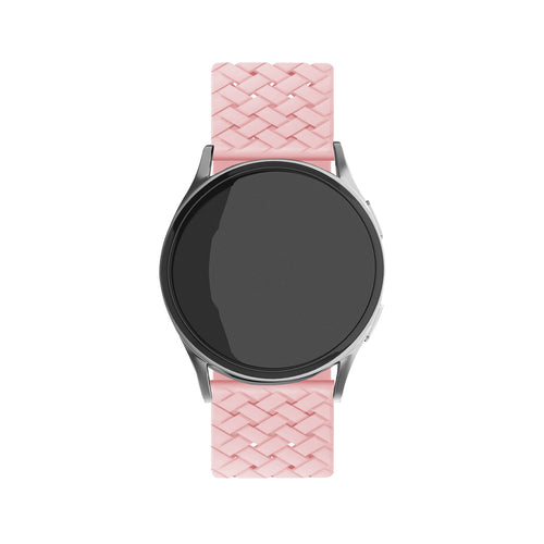 Bracelet silicone tressé Amazfit Bip U (Pro) (rose)