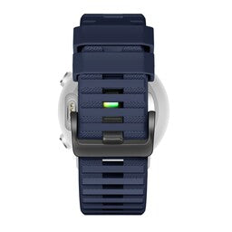 Bandz Bracelet silicone á boucle Garmin Instinct E - 45mm (bleu foncé)