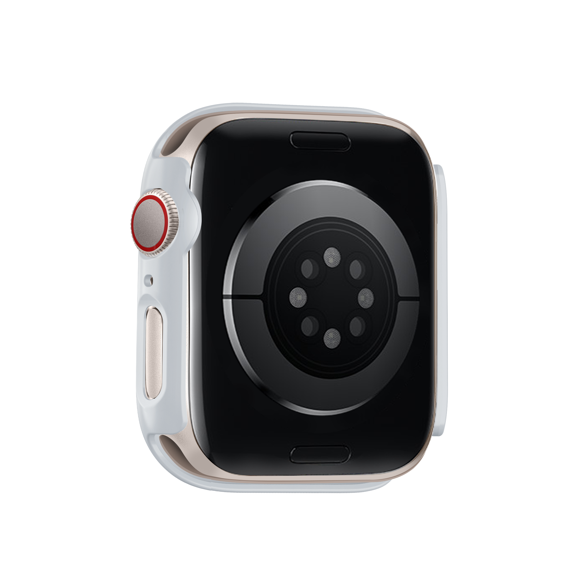 Bandz Coque PC avec verre Apple Watch 11 - 46mm (argent)