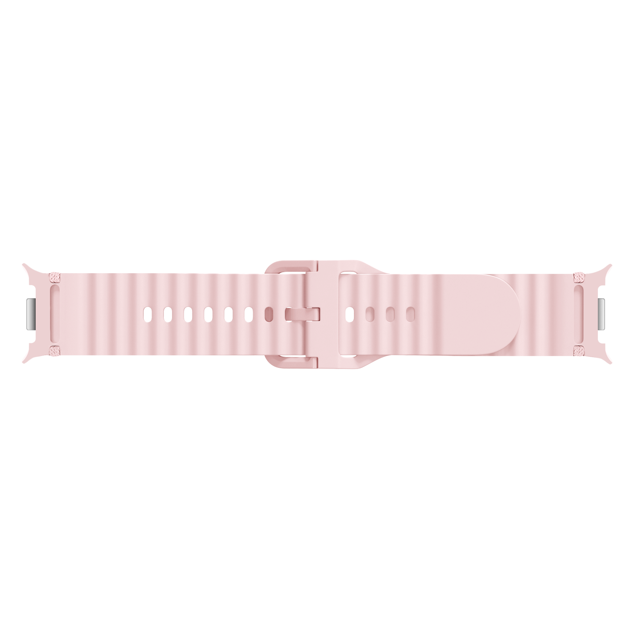 Samsung Galaxy Watch 8 - 40mm Wave Silicone Strap (Pink)