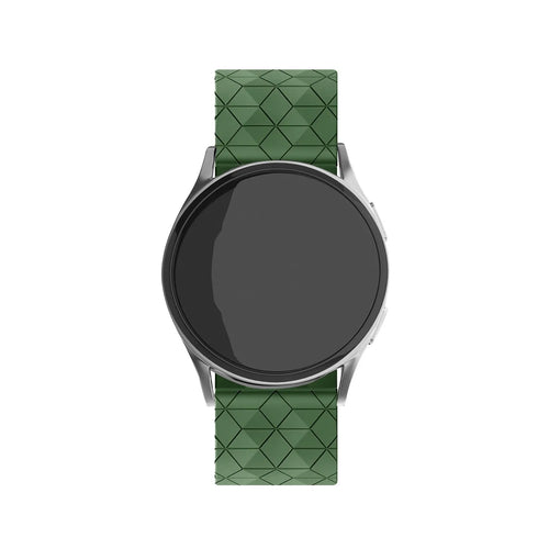 Suunto Run Silicone Hexa Strap (Army Green)