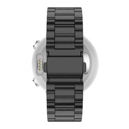 Bandz Bracelet acier Garmin Instinct E - 45mm 'Classic' (noir)