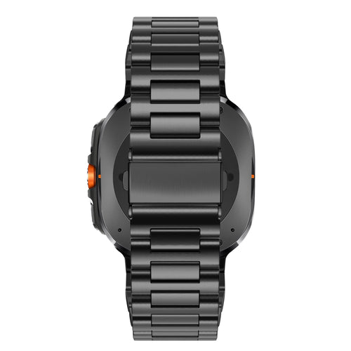 Bandz Samsung Galaxy Watch Ultra 2 Steel Link Strap 'Deluxe' (Black)
