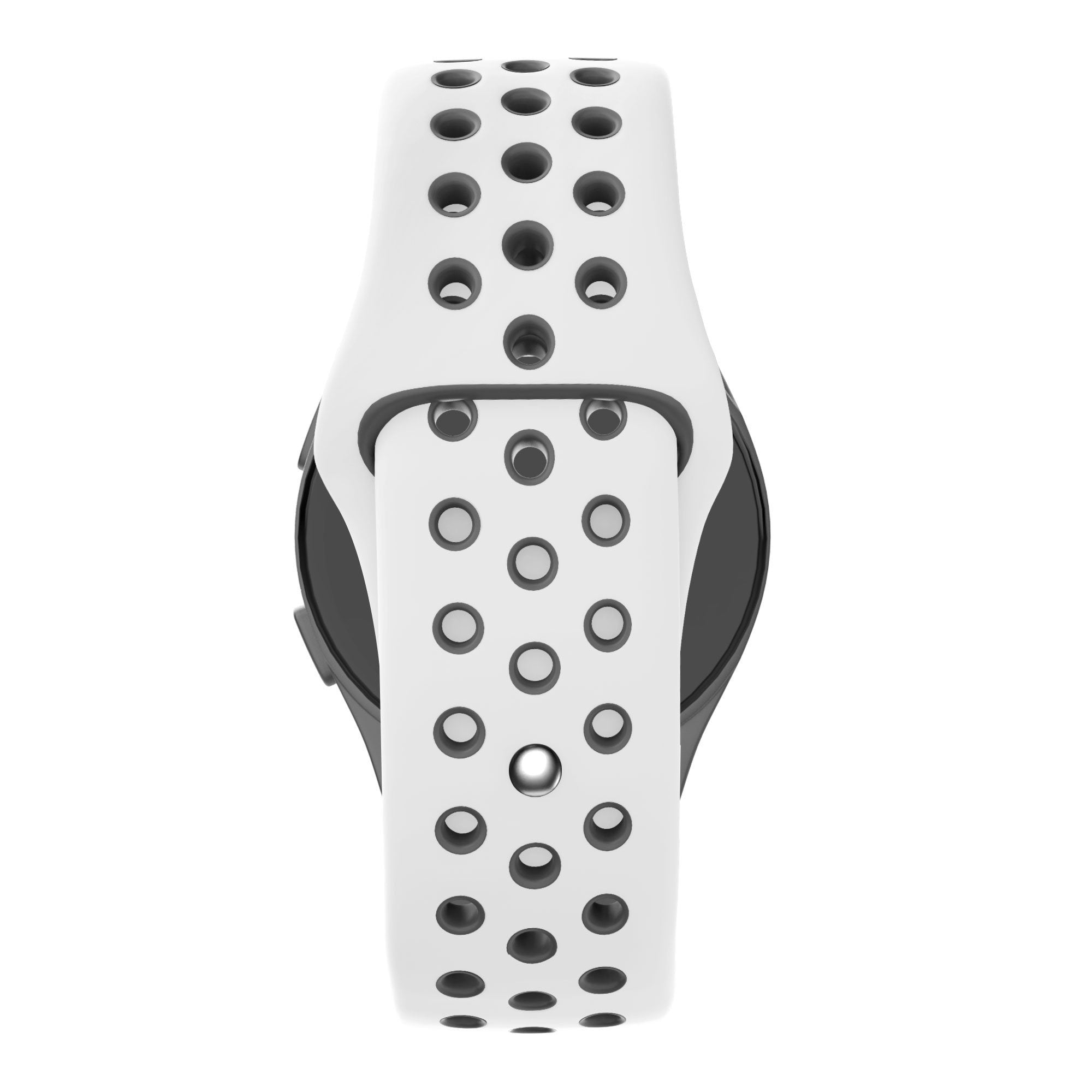 Bandz Coros Apex 42mm Sport Strap 'Deluxe' (White/Black)