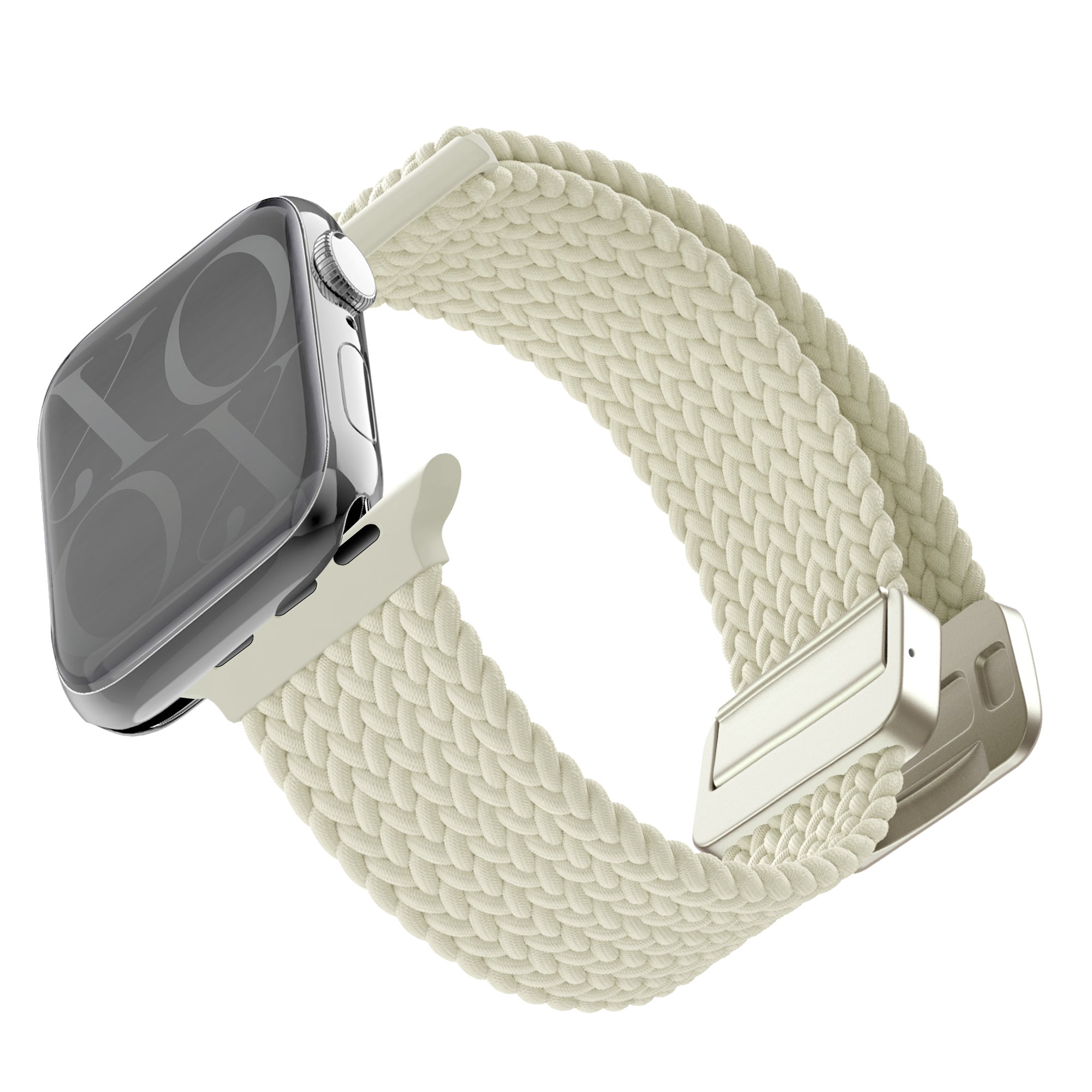 Bracelet tissé xoxo Wildhearts Apple Watch (lumière stellaire)