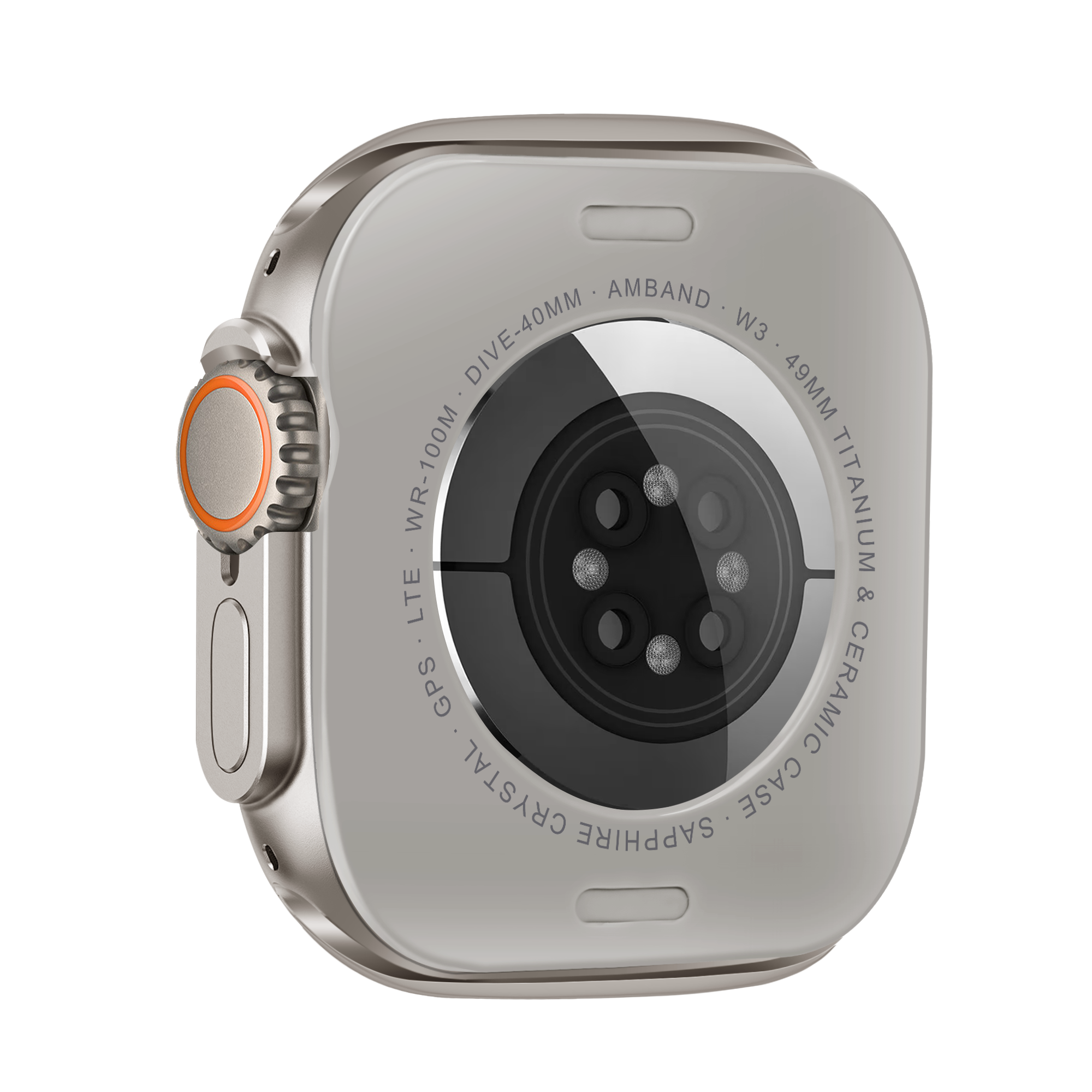 Bandz Apple Watch Ultra - 49mm Metal Case (Titanium)