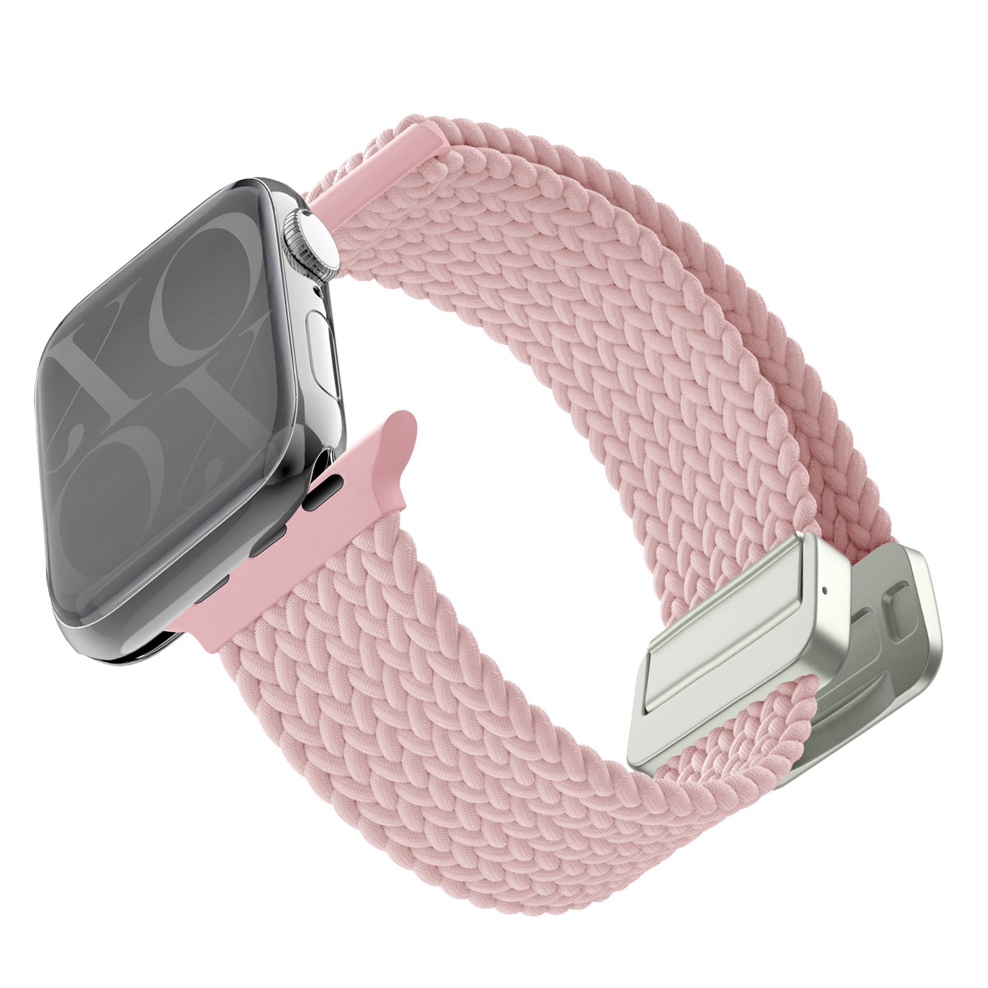 Bracelet tissé xoxo Wildhearts Apple Watch (rose)