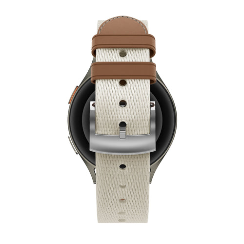 Bandz Bracelet cuir híbrida 'Easy Fit' ICE Smart ST 2.0 Round 1.20 (beige/marron)