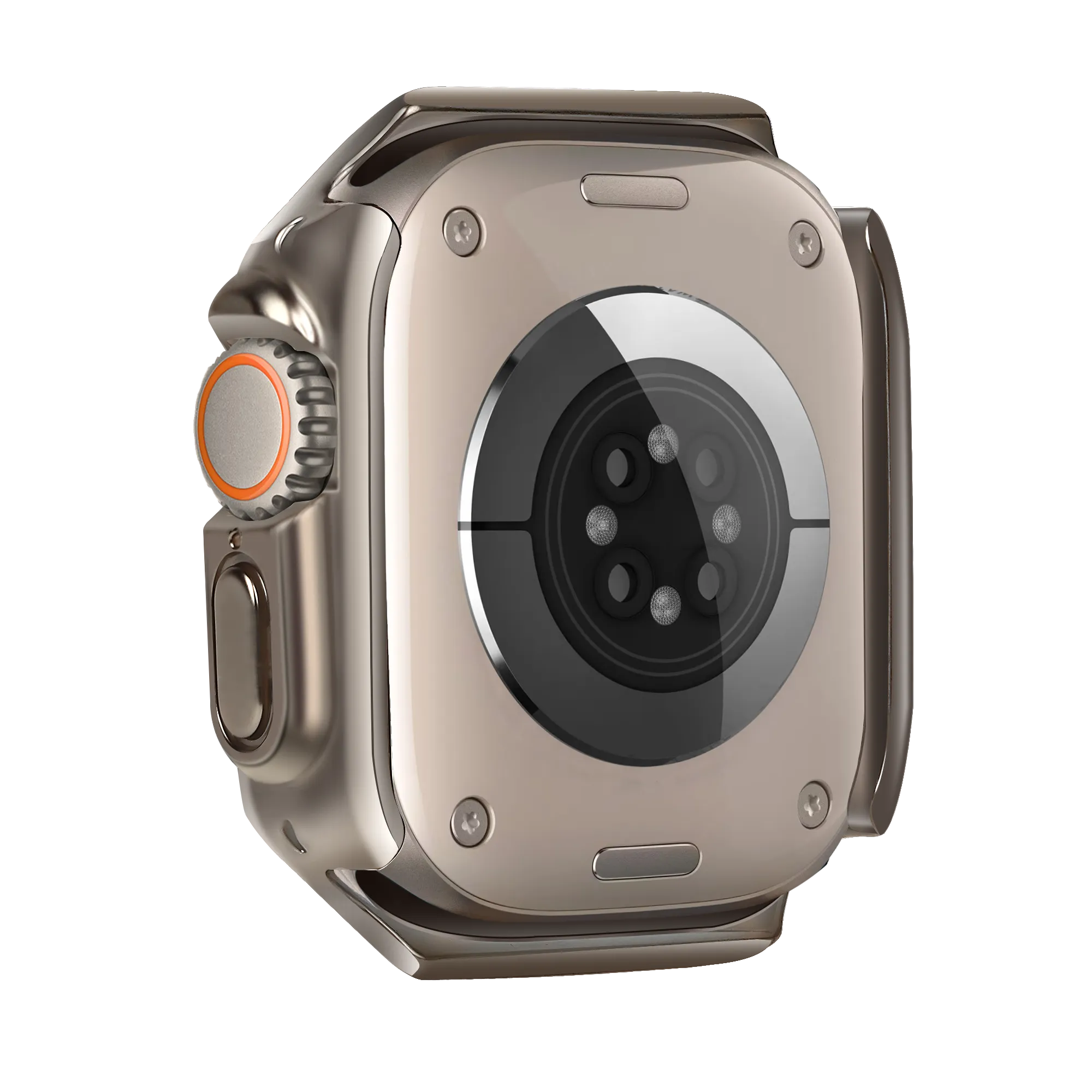 Bandz Coque TPU galvanisé Apple Watch Ultra - 49mm (titane)