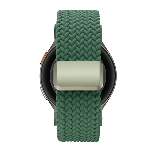 Bandz Bracelet trensé 'Easy Fit' Samsung Galaxy Watch 5 - 44mm (vert)