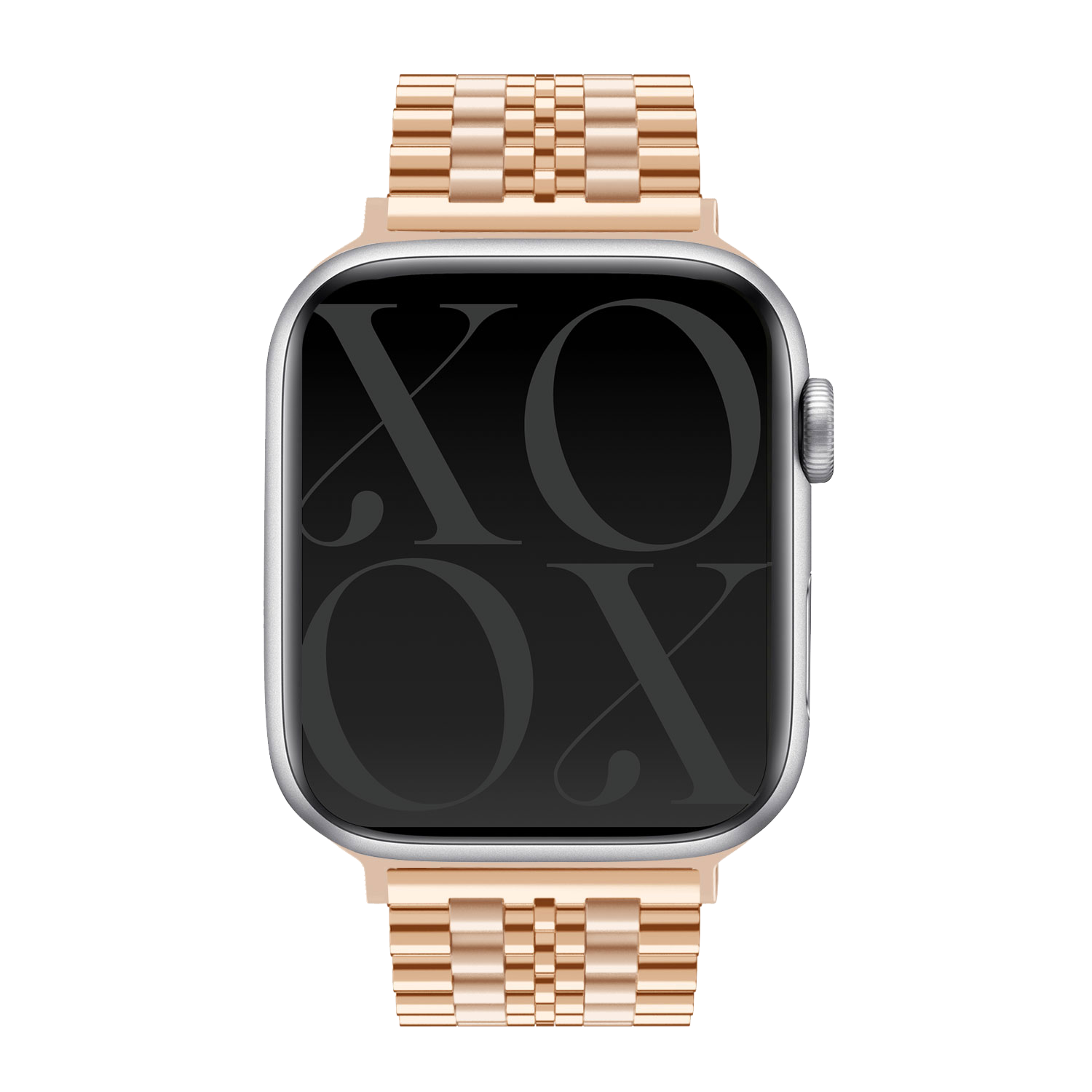 Bracelet acier xoxo Wildhearts Apple Watch (rose/doré)
