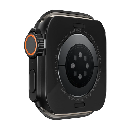 Bandz Coque métallique Apple Watch (noir)