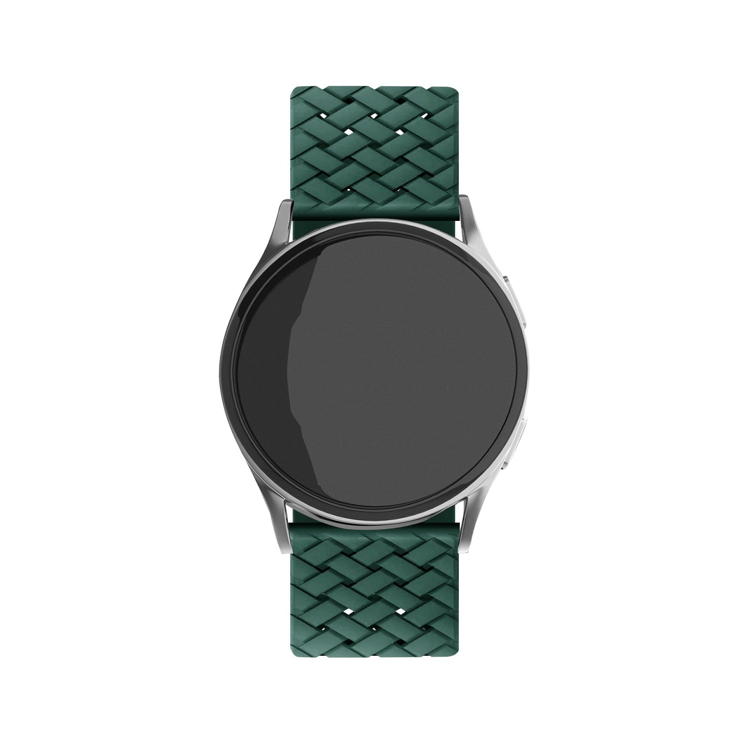 Bracelet silicone tressé Amazfit GTS 4 (vert foncé)