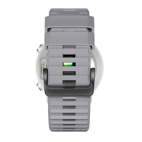 Bandz Garmin Fenix 8 Pro - 47mm Buckled Silicone Strap (Grey)