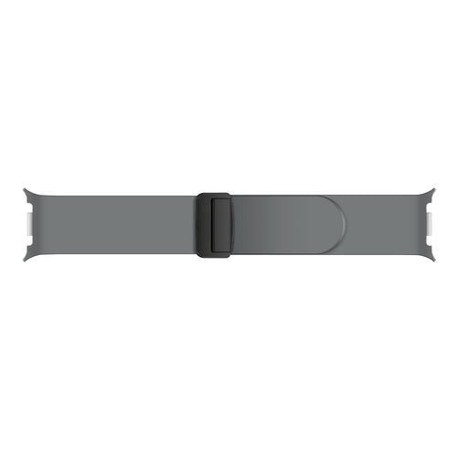 Bracelet silicone avec boucle Samsung Galaxy Watch 8 Classic (gris foncé)