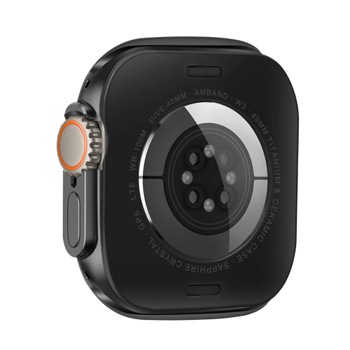 Bandz Coque métallique Apple Watch Ultra - 49mm (noir)
