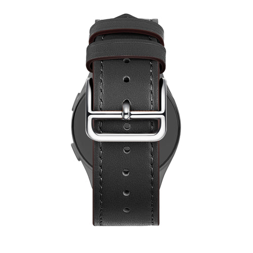Bandz Bracelet cuir 'Deluxe' OnePlus Watch 3 (noir)