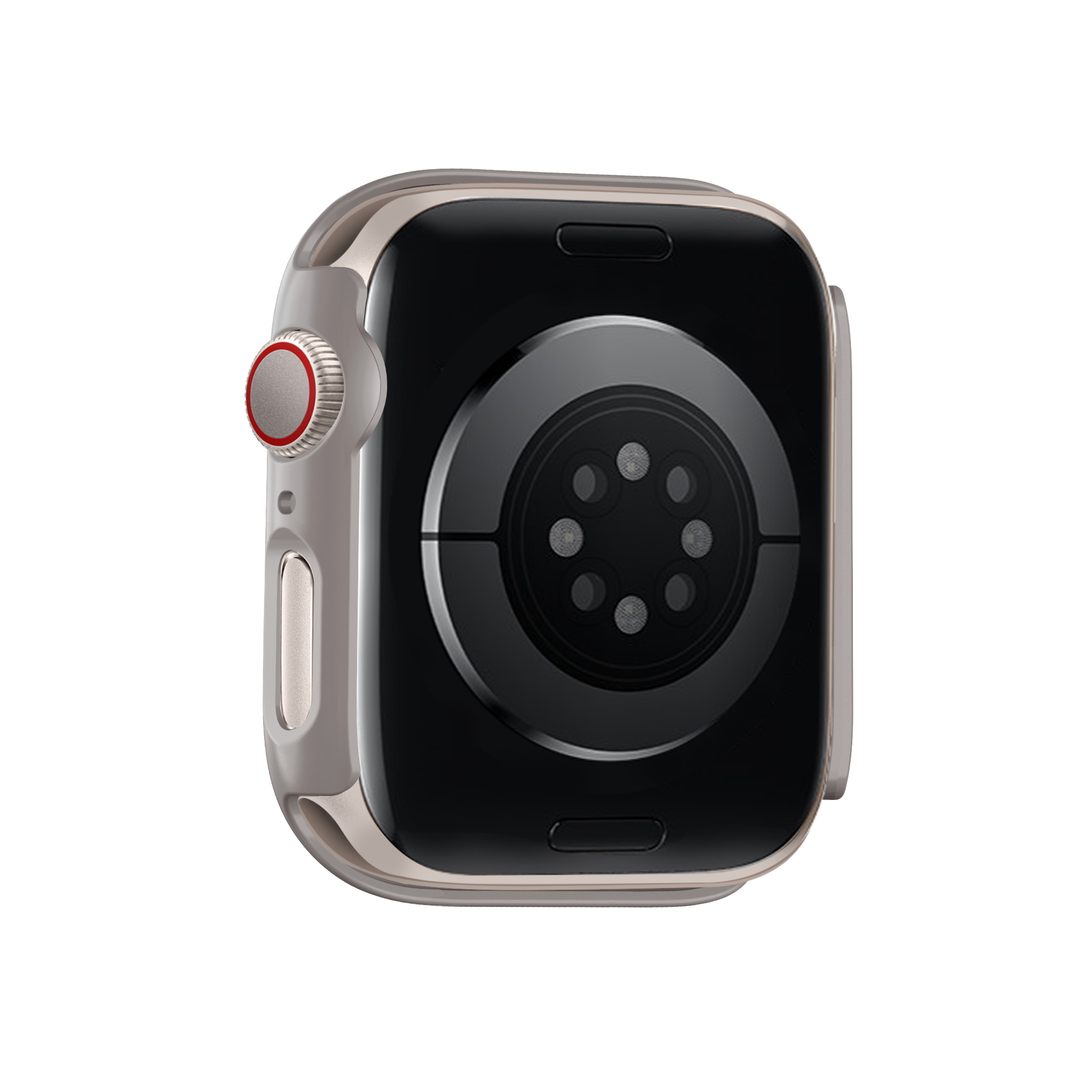 Bandz Coque PC avec verre Apple Watch 11 - 46mm (titane)