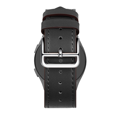 Bandz Bracelet cuir "Deluxe" Redmi Watch 5 Lite (noir)