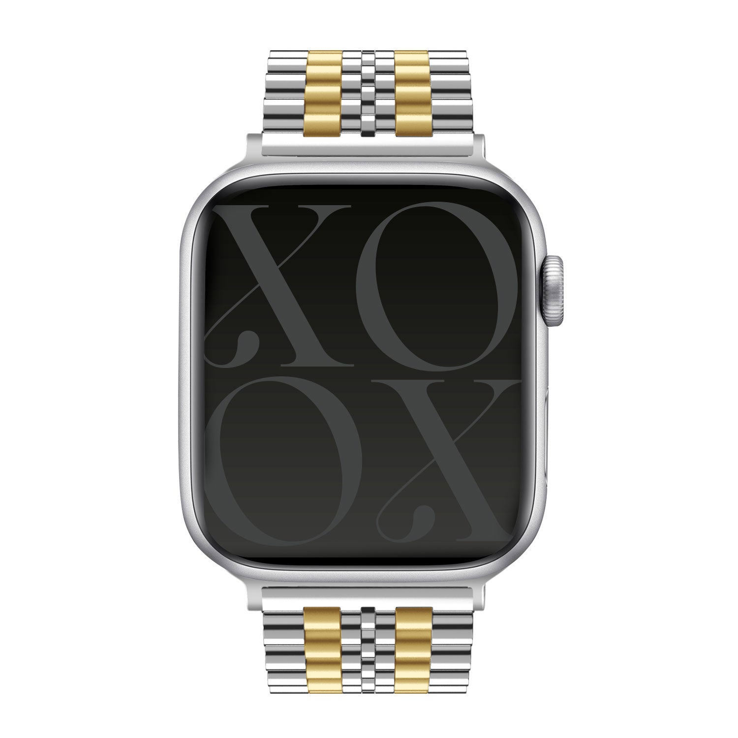 Bracelet acier xoxo Wildhearts Apple Watch (argenté/doré)