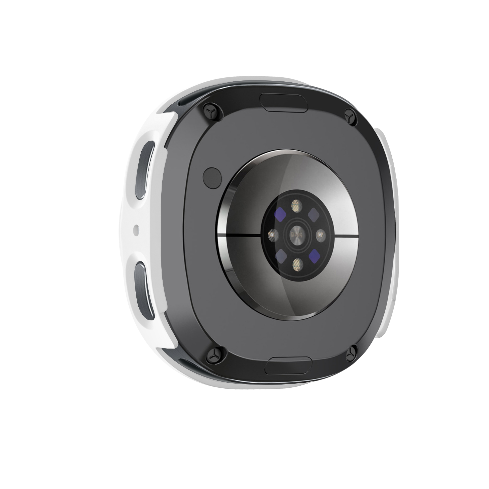 Bandz Coque PC avec verre Samsung Galaxy Watch 8 - 44mm (blanc)