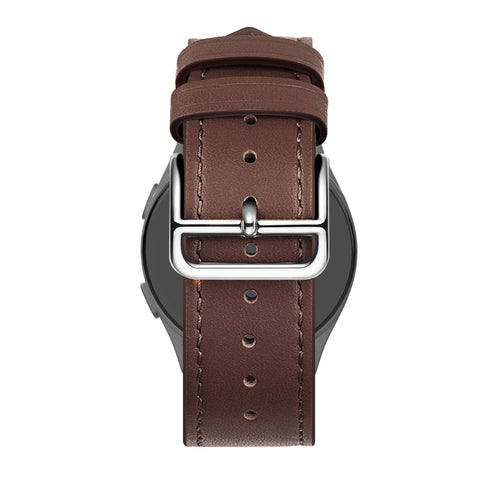 Bandz Oppo Watch X2 Leather Strap 'Deluxe' (Brown)