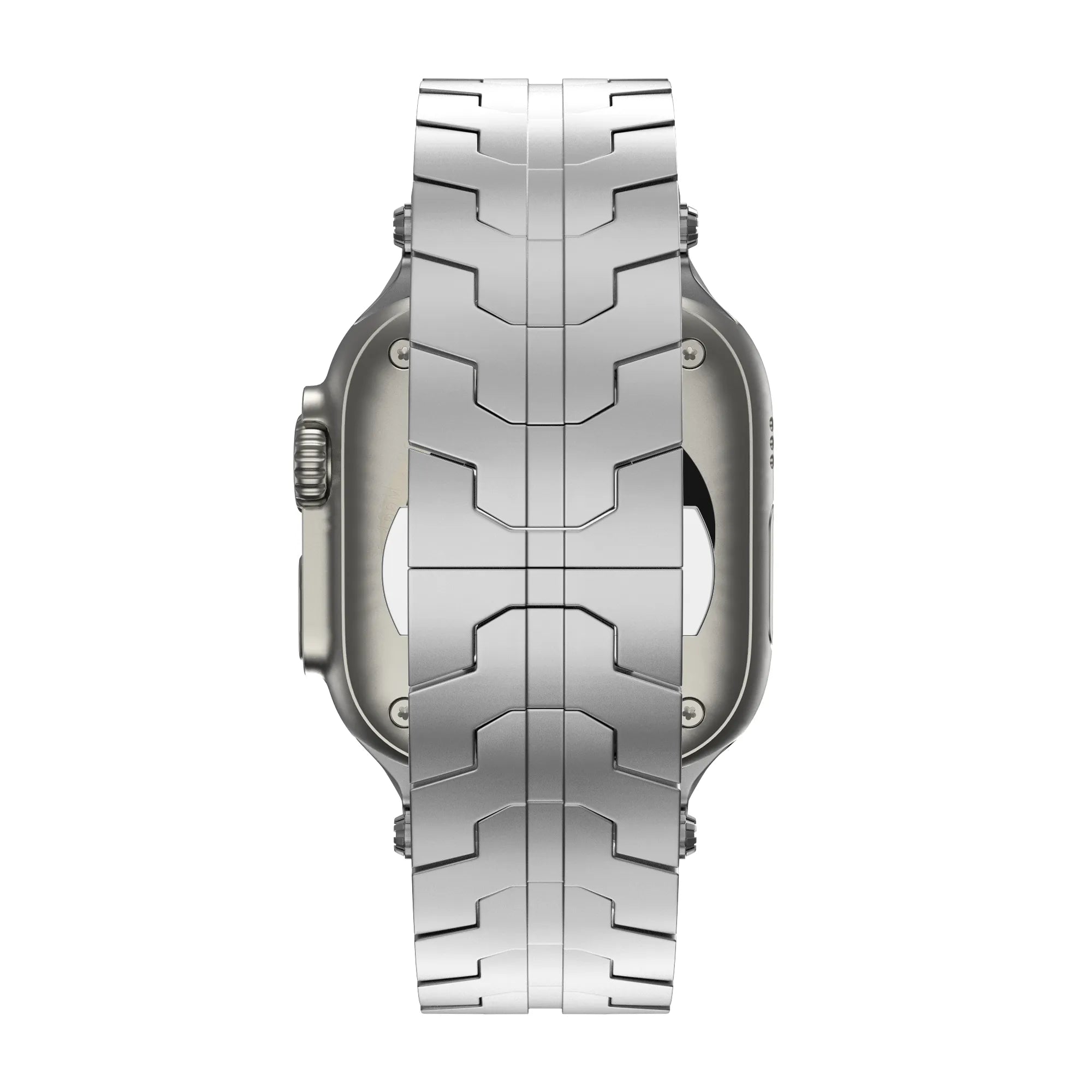 Bandz Apple Watch Metal Grain Strap 'Deluxe' (Silver)