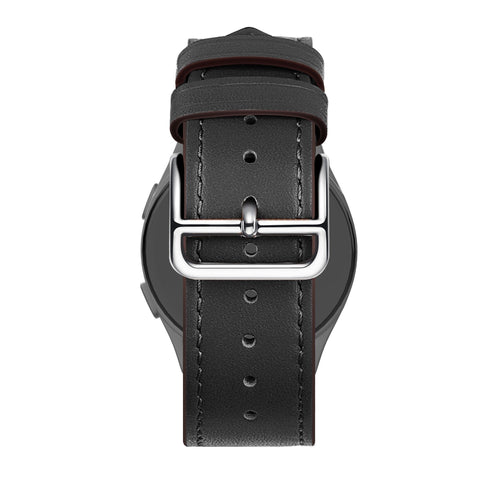 Bandz Bracelet cuir "Deluxe" Redmi Watch 5 Active (noir)