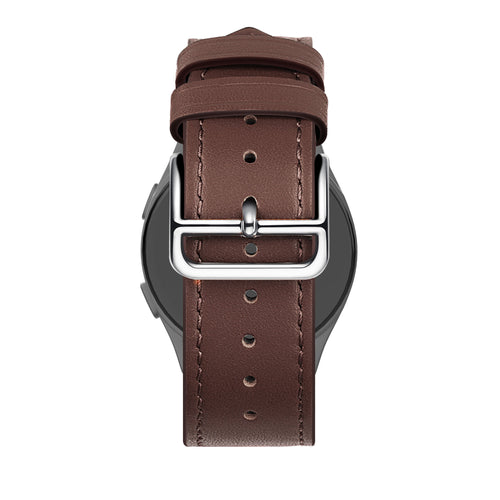 Bandz Bracelet cuir de luxe Huawei Watch 5 - 46mm (marron)