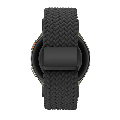 Bandz Samsung Galaxy Watch 6 - 40mm Braided Strap 'Easy Fit' (Black)