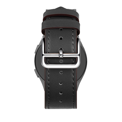 Bandz Bracelet cuir OnePlus Watch Lite 'Deluxe' (noir)