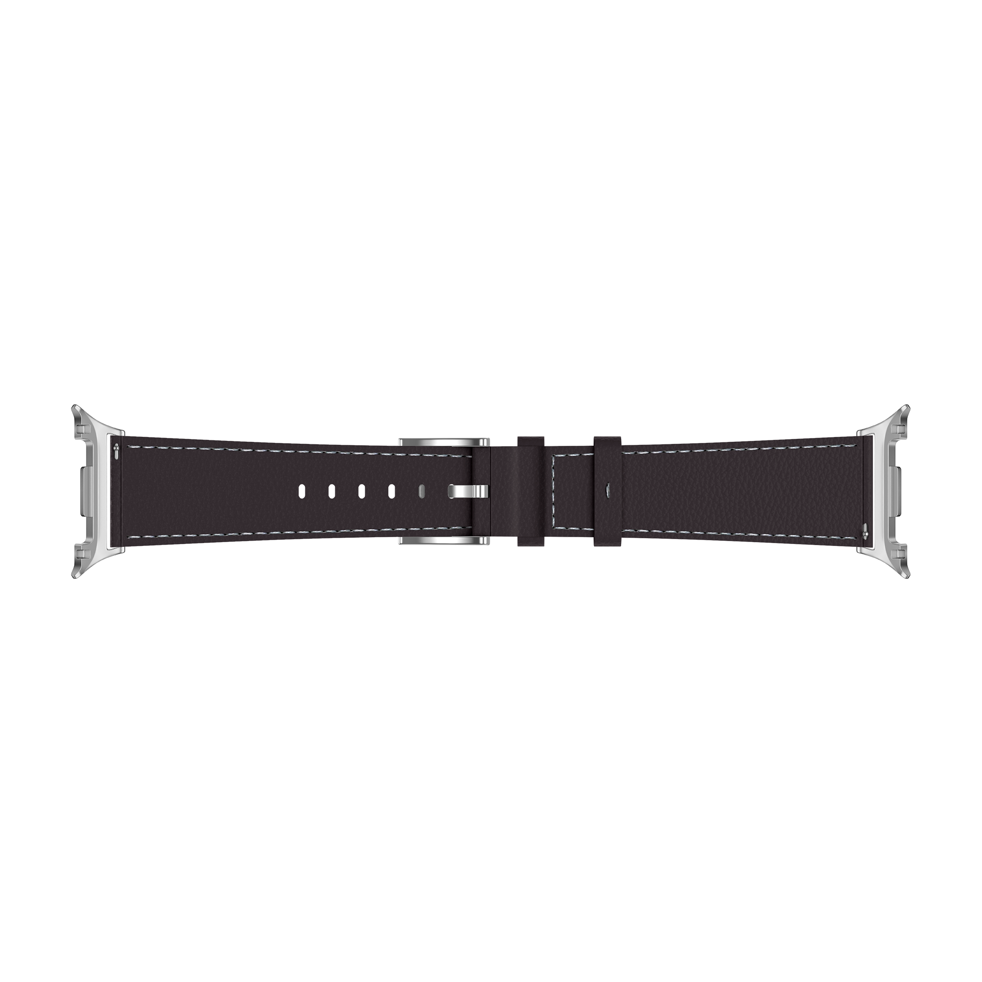 Bracelet cuir Samsung Galaxy Watch 8 - 44mm (cafe marron)