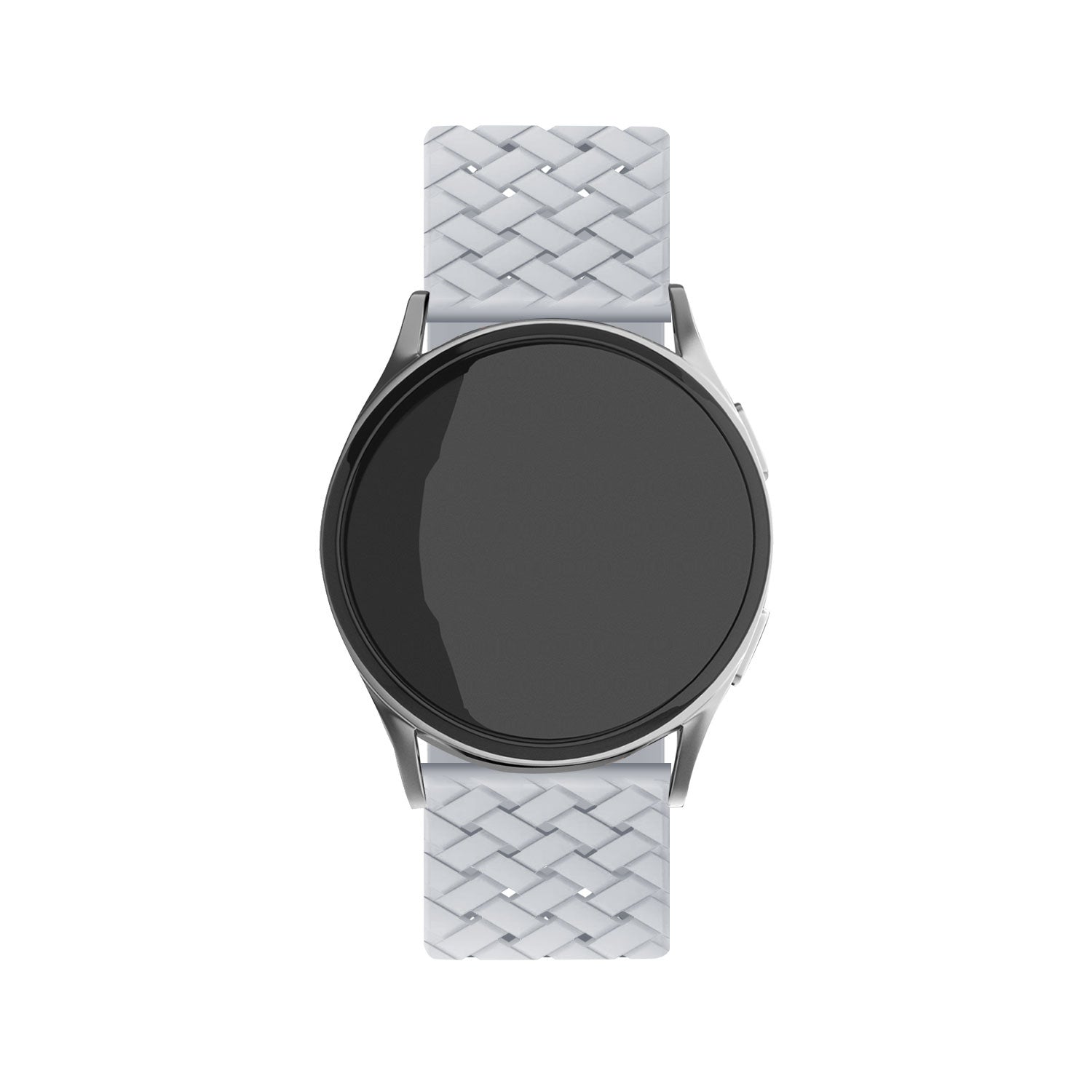 Bracelet silicone tressé Withings Steel HR Sport (gris)