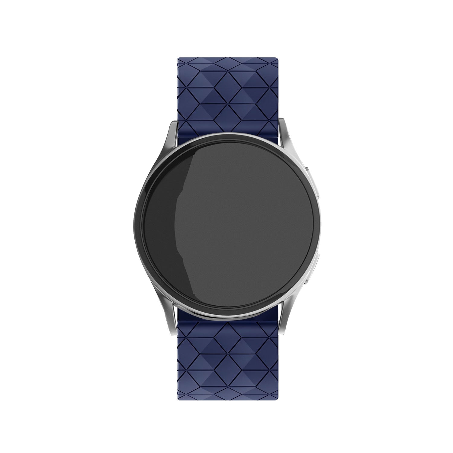 Oppo Watch X Silicone Hexa Strap (Dark Blue)