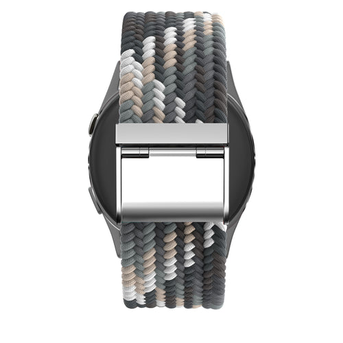 Bandz Bracelet nylon tissé Garmin Approach J1 (noir mandala)