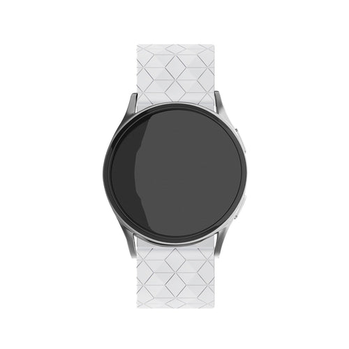 Bracelet silicone 'hexa' Redmi Watch 5 Active (blanc)