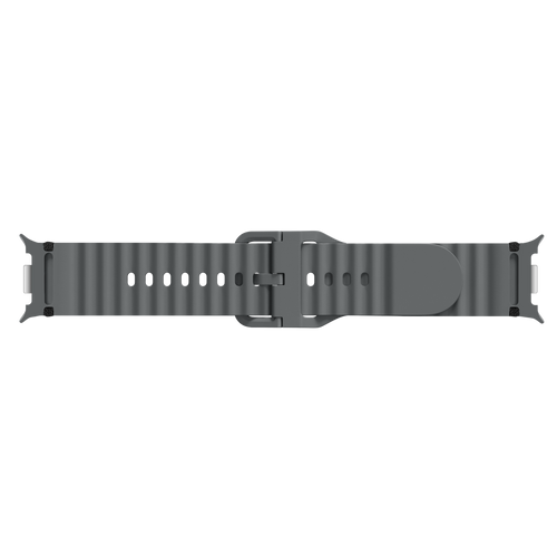 Bracelet silicone ondulé Samsung Galaxy Watch 8 - 44mm (gris foncé)