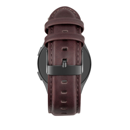 Bandz Bracelet cuir "Classic" Redmi Watch 5 Lite (marron foncé)