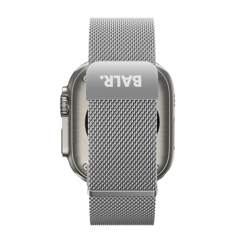 BALR. Bracelet milanais pour Apple Watch (argent)