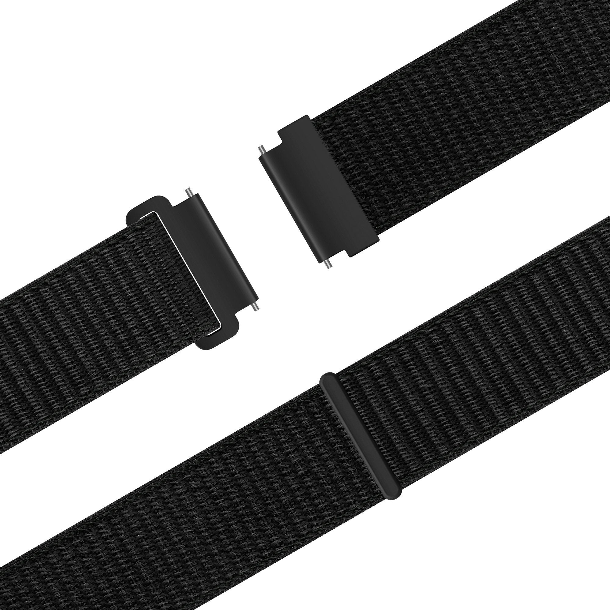Bandz Samsung Galaxy Watch 6 - 40mm Nylon Strap 'Easy Fit' (Black)